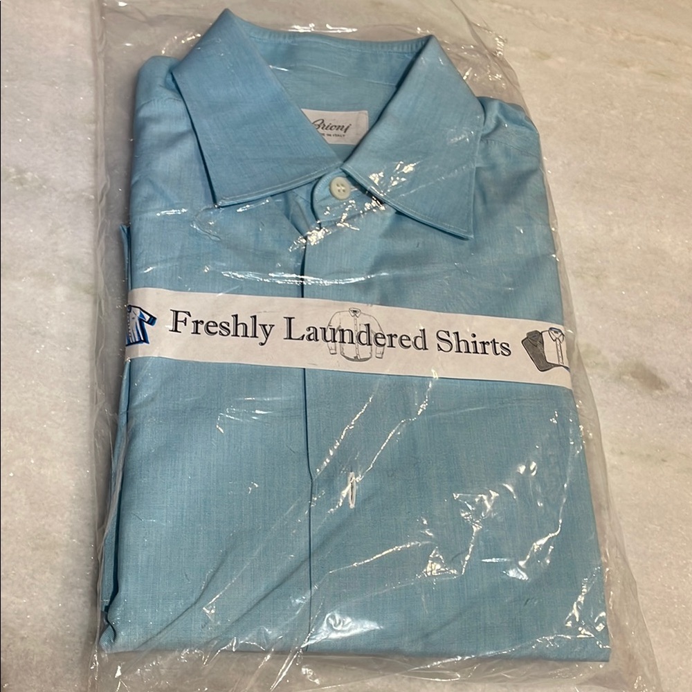 Brioni Light Blue Dress Shirt